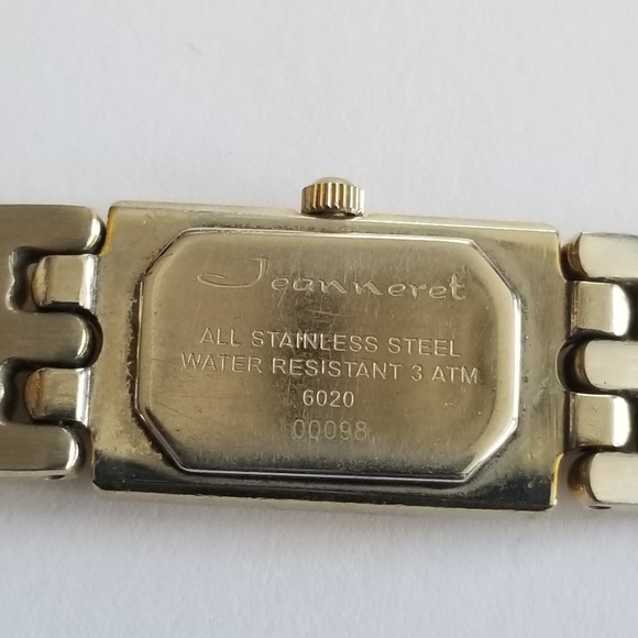 Relisted - Jeanneret Sapphire ladies wristwatch dress watch gold tone - Picture 16 of 16